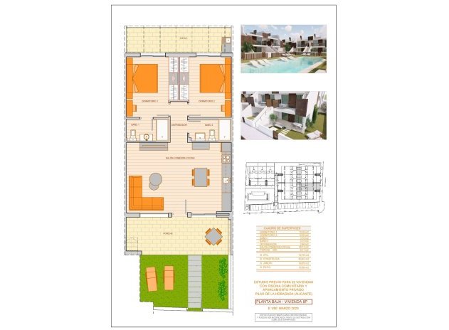 Nieuwbouw Woningen - Bungalow - Pilar de la Horadada - pueblo