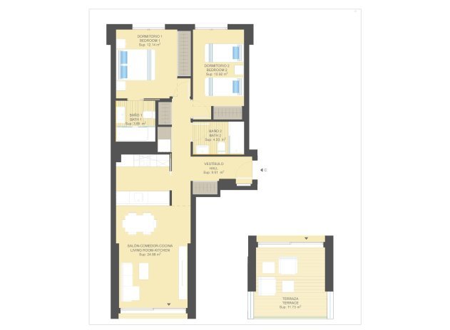 Nieuwbouw Woningen - Appartement / flat - Orihuela Costa - Campoamor