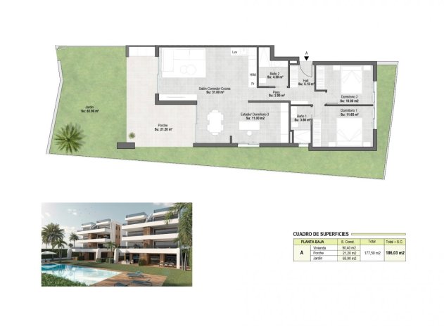 New Build - Apartment / flat - Alhama De Murcia - Condado De Alhama