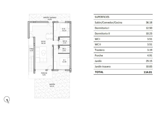 Nieuwbouw Woningen - Bungalow - San Miguel de Salinas - Pueblo