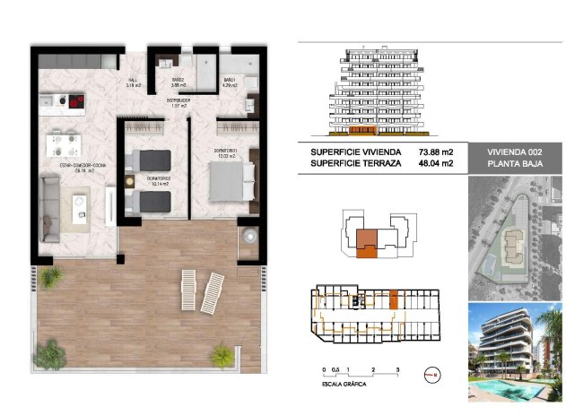 Nieuwbouw Woningen - Appartement / flat - Guardamar del Segura - Puerto