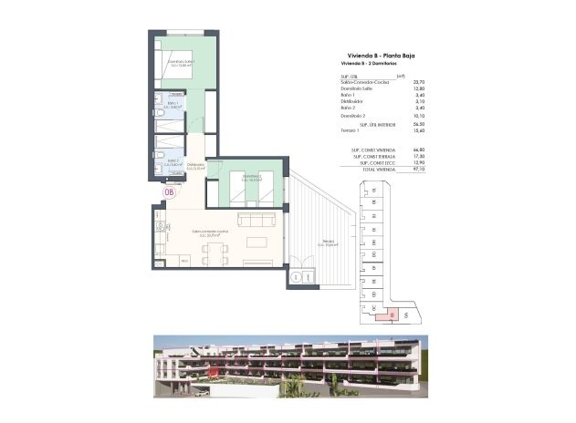 Nieuwbouw Woningen - Appartement / flat - Benijofar - Pueblo